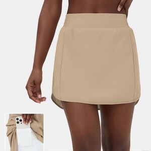 Halara High Waisted Elastic Back Side Pocket 2-in-1 Golf Athletic Skirt Large